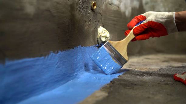 Commercial Interior Drainage System project at a Brandon, WI business property by SJ Waterproofing Pros
